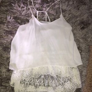 White strap Blouse